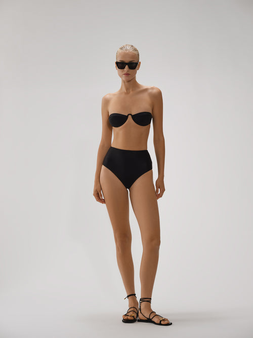 Amelia High-Waisted Bikini Bottom | Maison Marine – Sculpting, Minimal