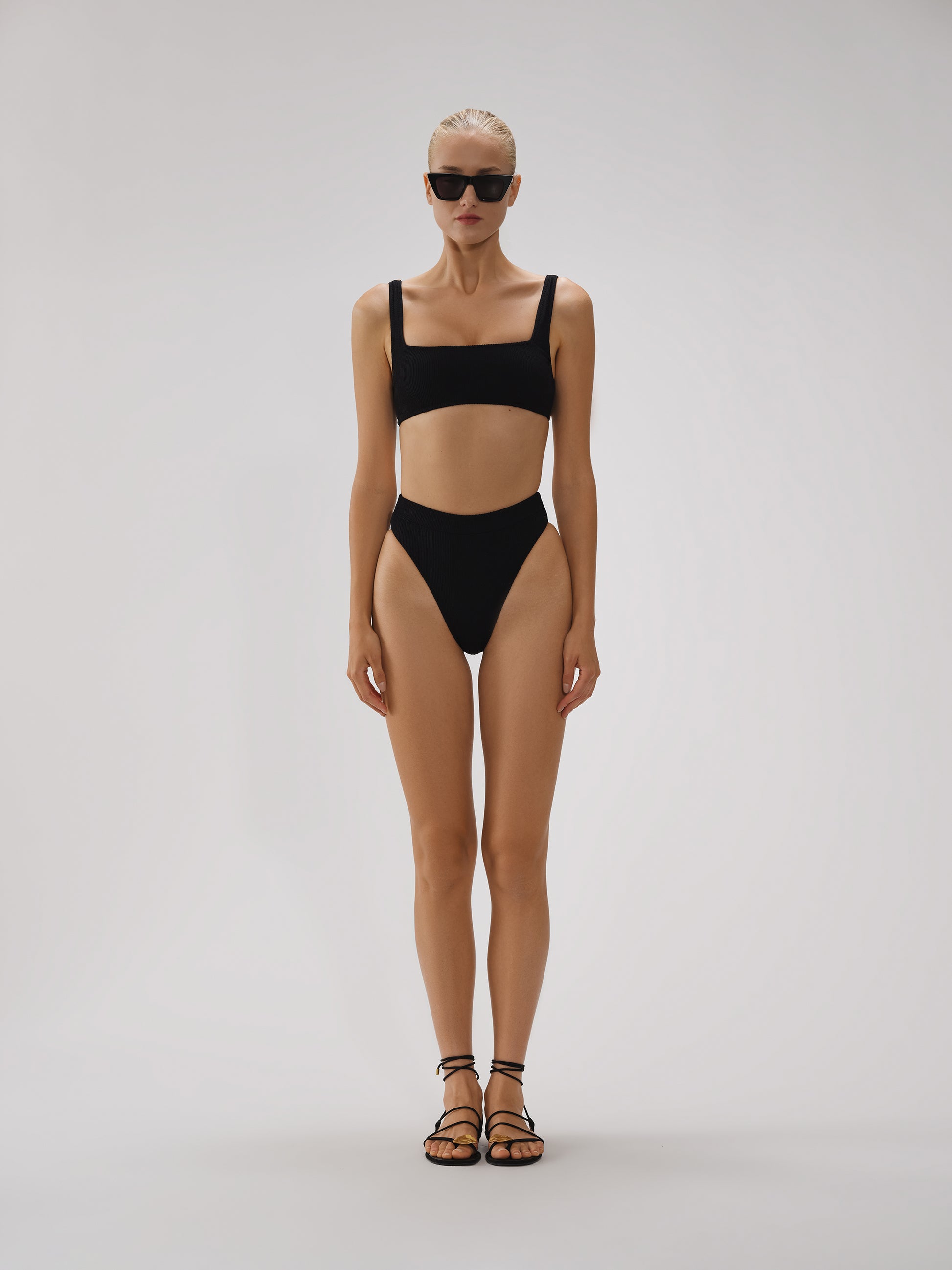 Noelle Crop Top In Crinkle