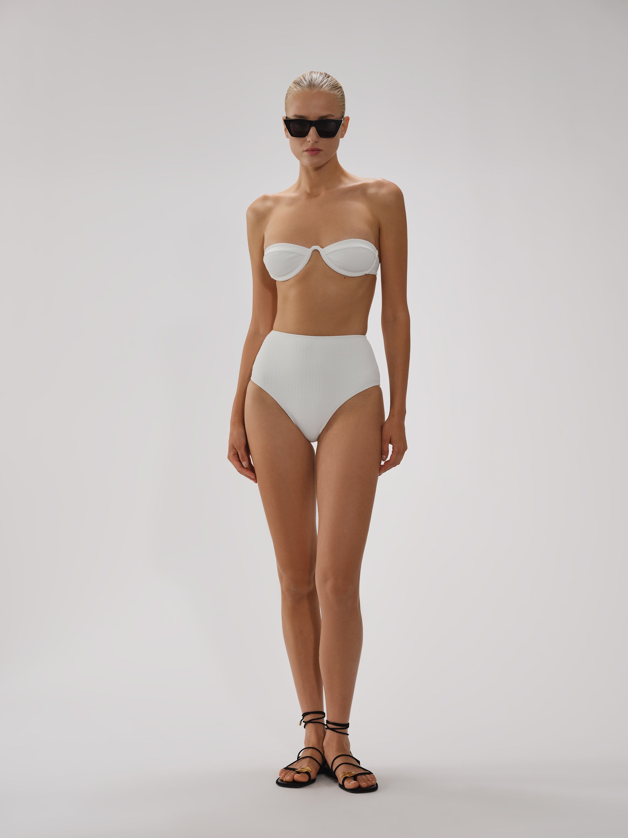 Amelia High Waist Bottom In Crinkle