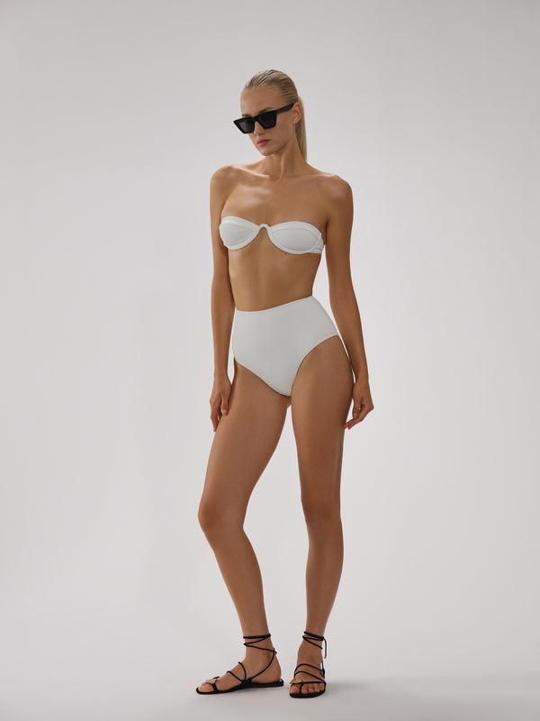 Amelia High Waist Bottom In Crinkle