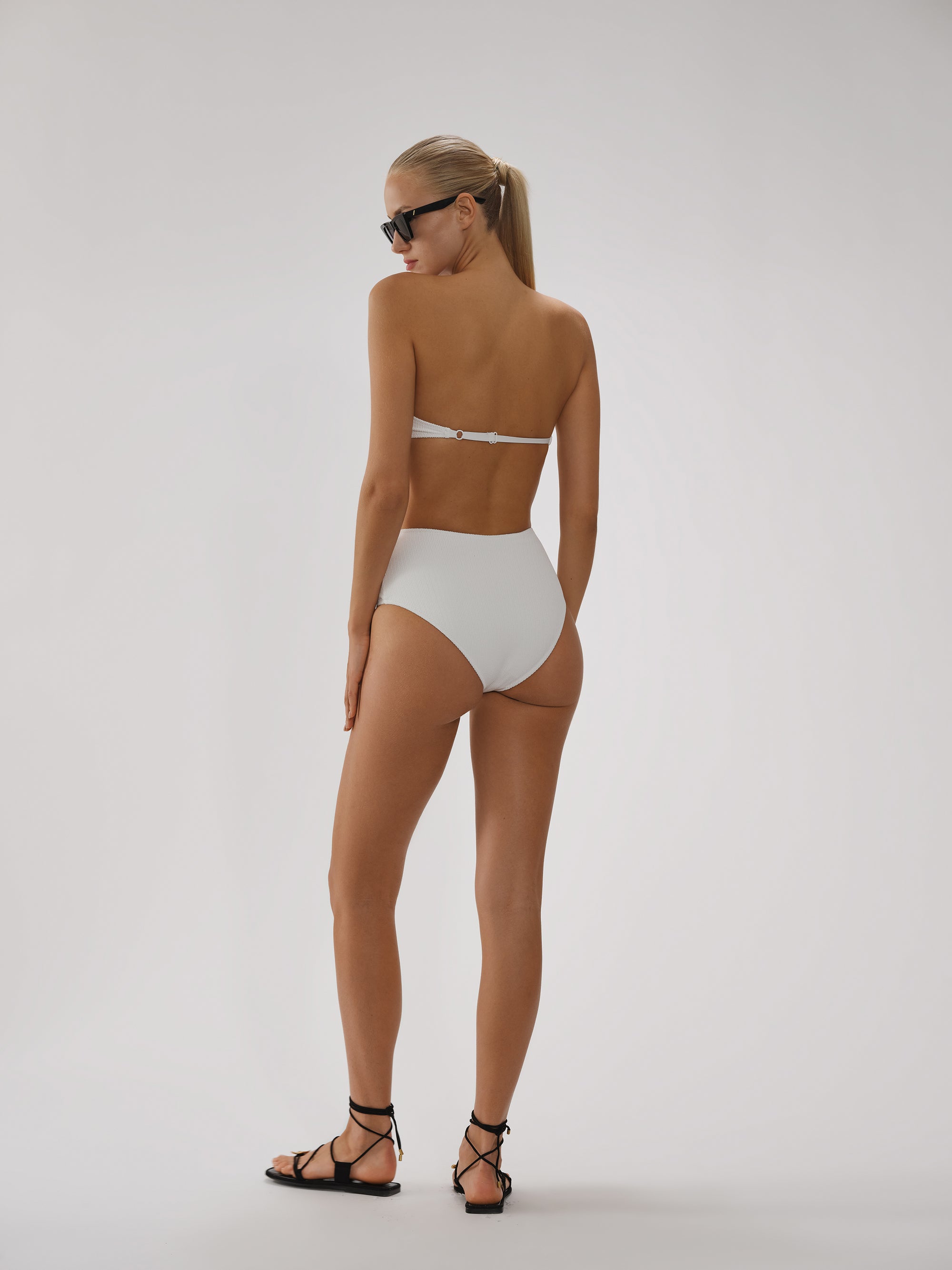 Amelia High Waist Bottom In Crinkle