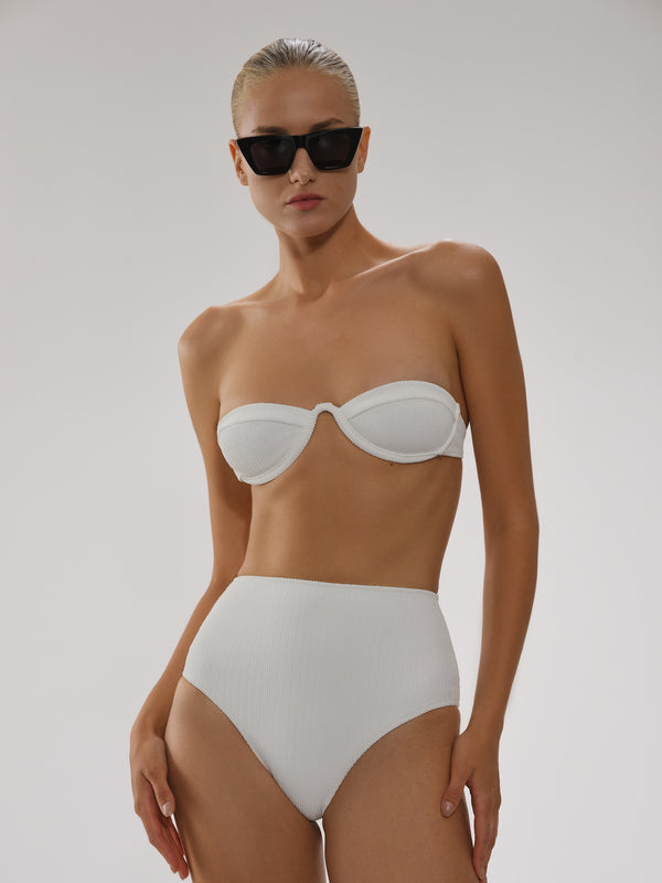 Amelia High Waist Bottom In Crinkle