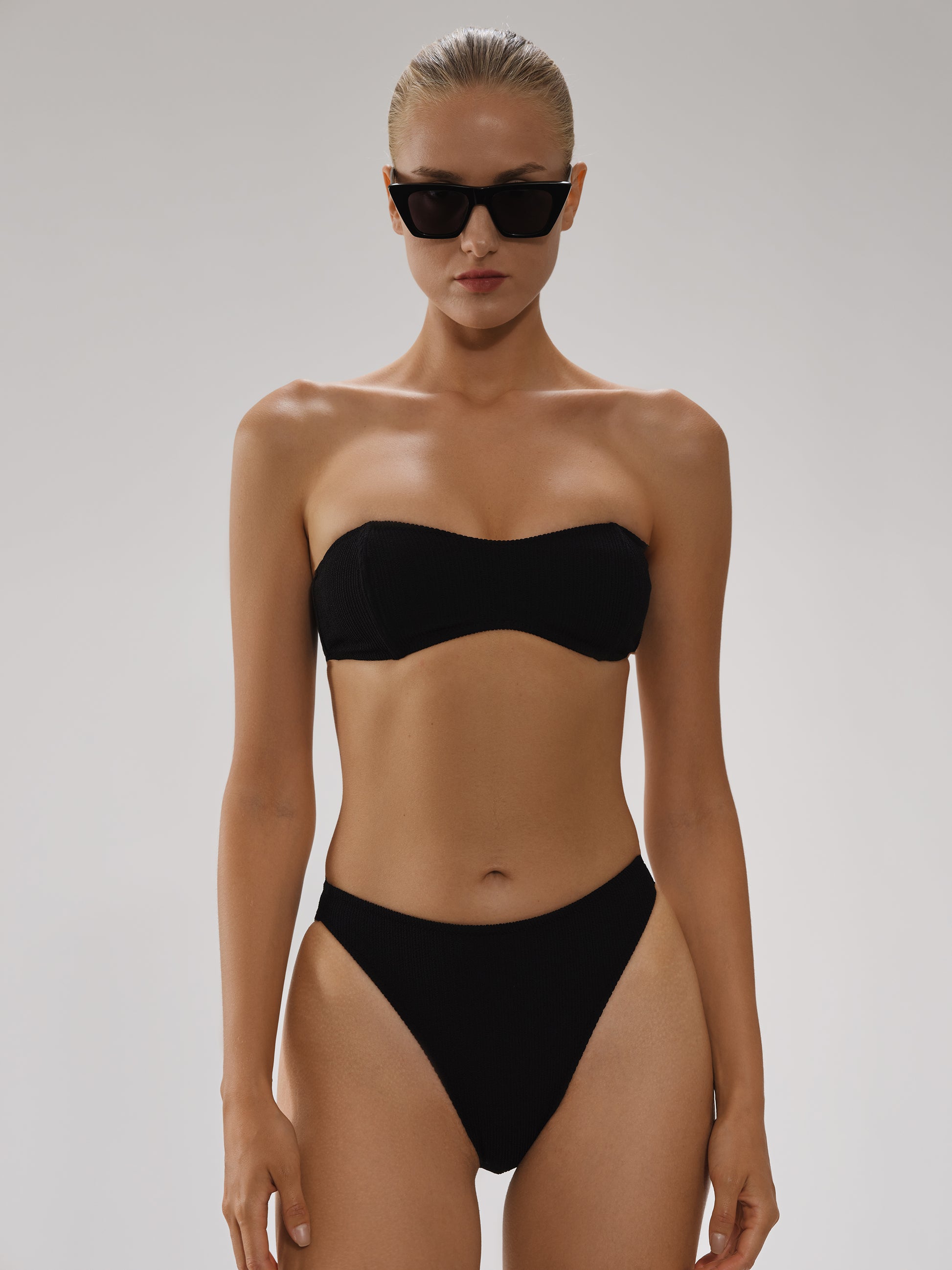 Romy 90's High Cut Bottom in Crinkle