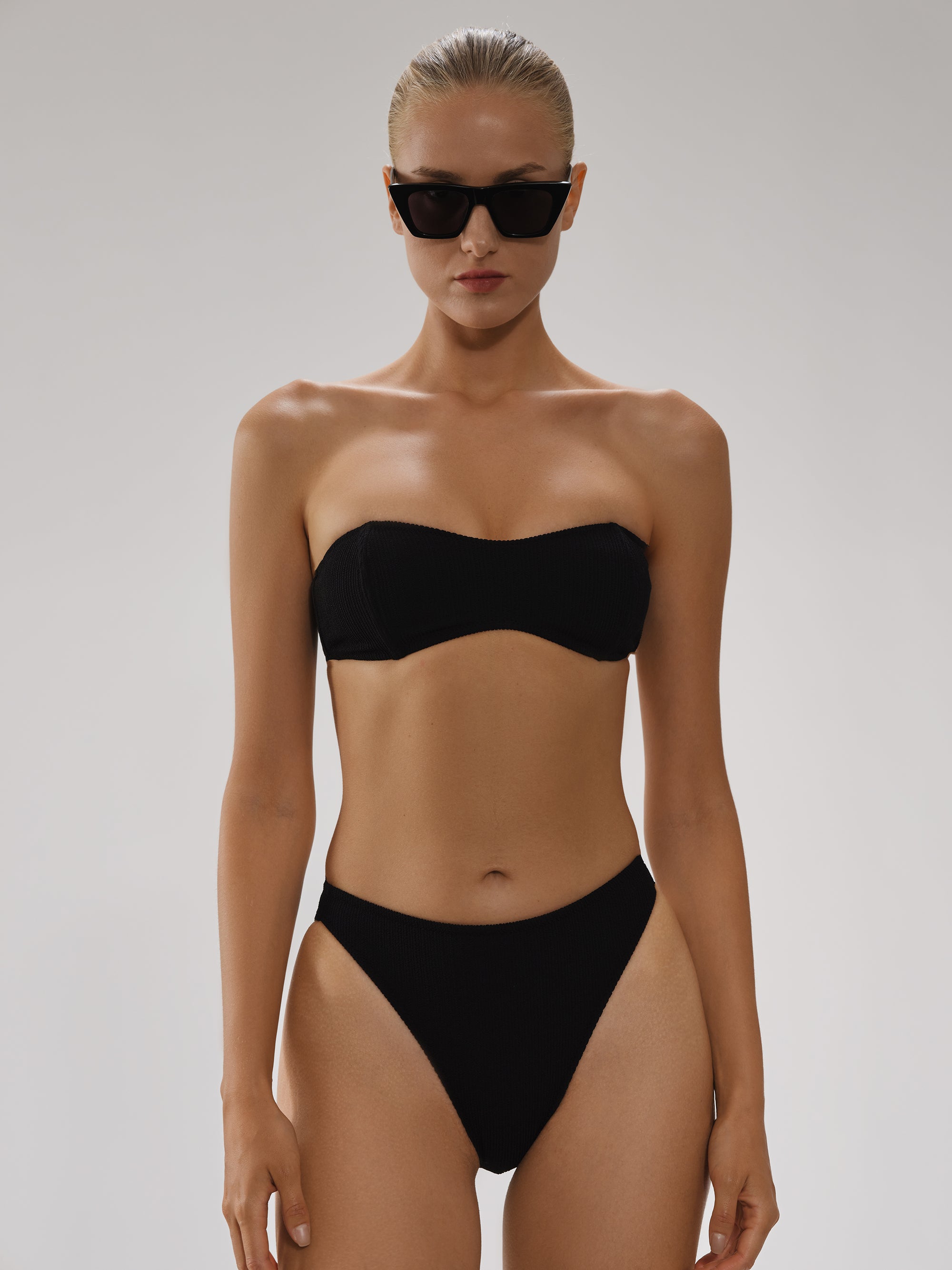 Bridgette Strapless Top With Boning In Crinkle
