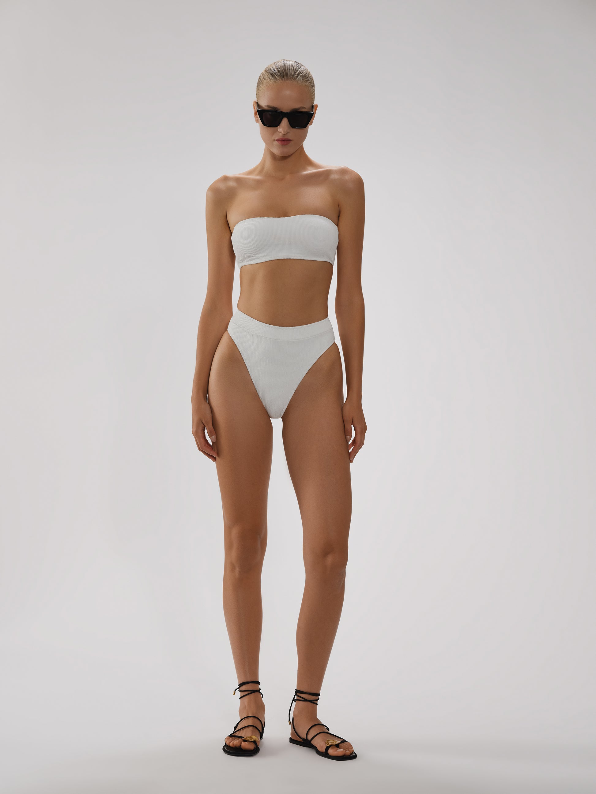 Lilou Waistband High Rise Bottom In Crinkle