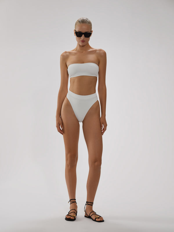 Lilou Waistband High Rise Bottom In Crinkle