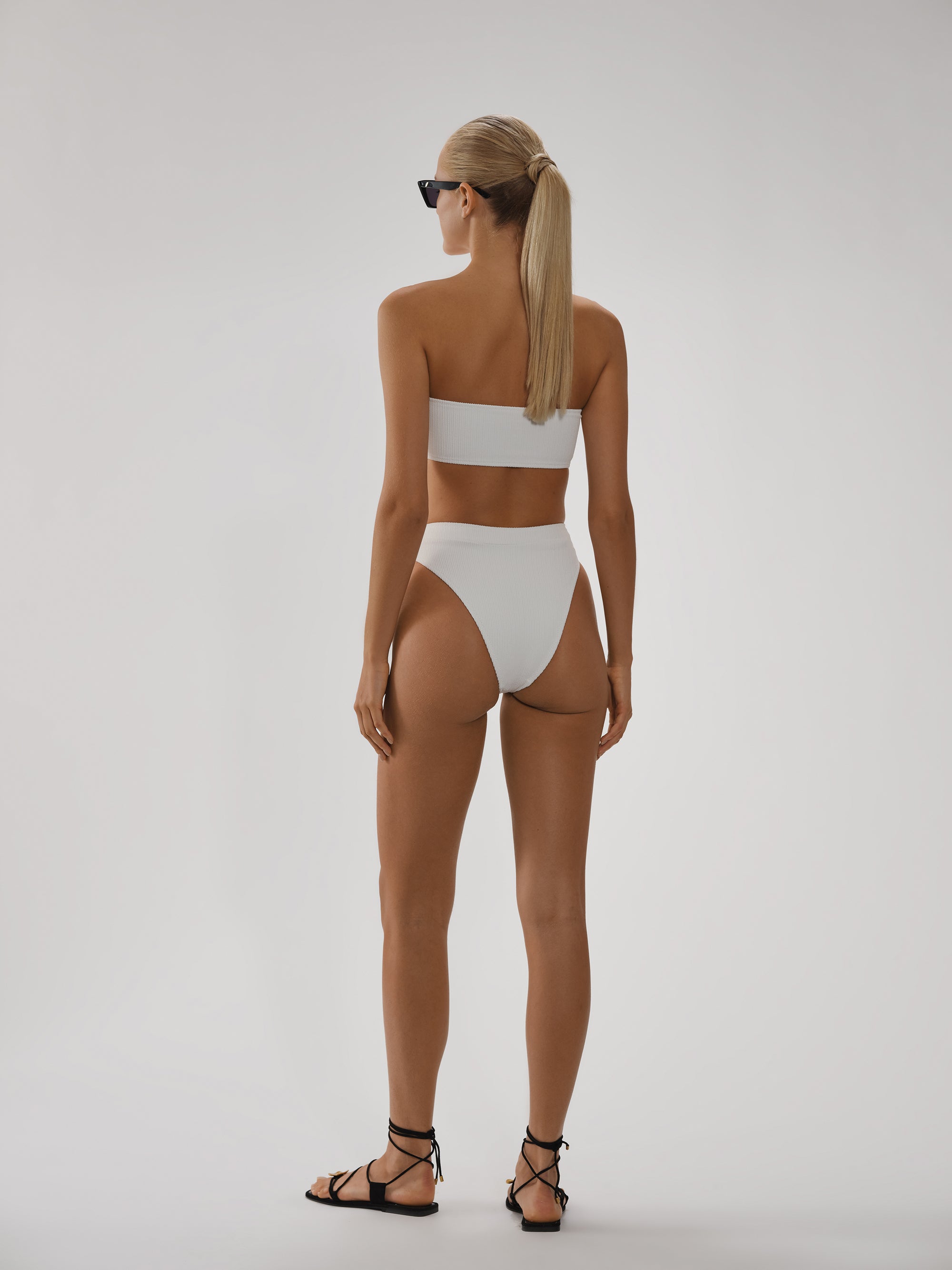 Lilou Waistband High Rise Bottom In Crinkle