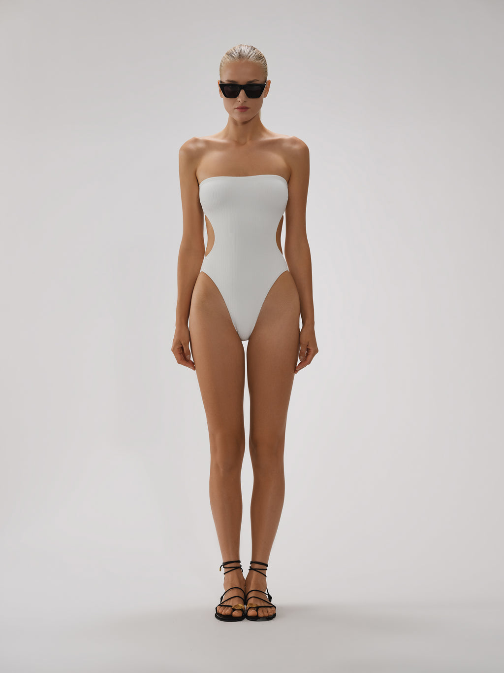 Sabine Strapless One Piece | Maison Marine – Cut-Out, Minimal Swimwear