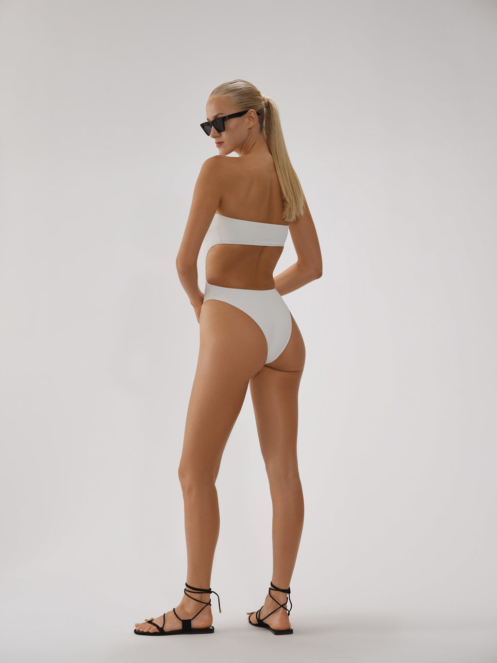 Sabine Strapless One Piece | Maison Marine – Cut-Out, Minimal Swimwear