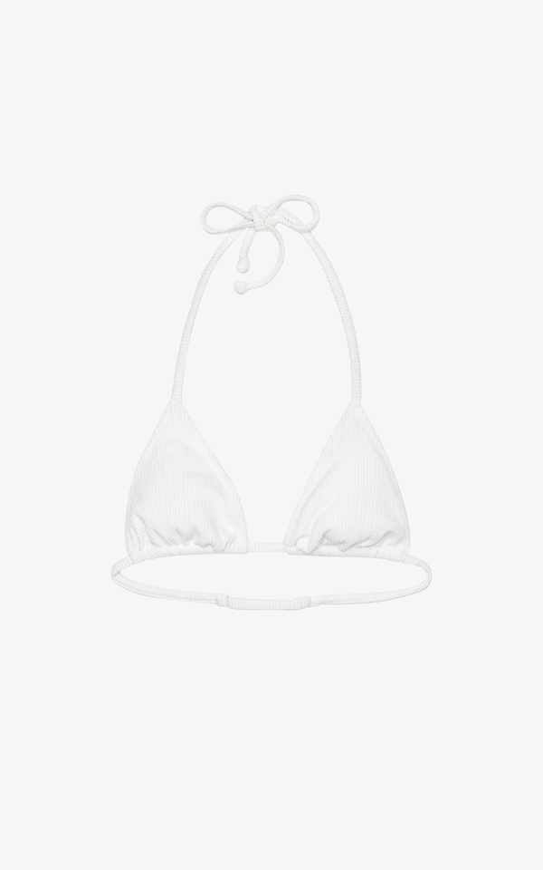 Celia Adjustable Triangle Top In Crinkle